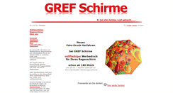 Desktop Screenshot of grefschirme.com